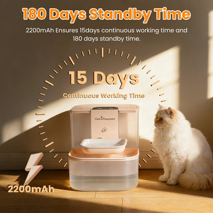 Fontaine à Eau Automatique pour Chat 4,5 L – Filtration Silencieuse