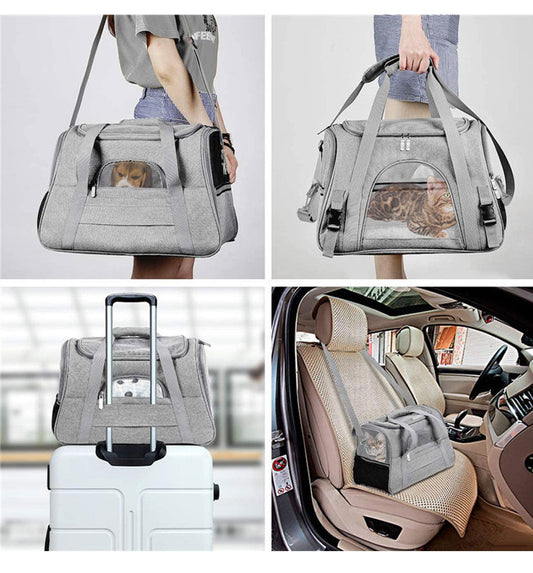Sac à Dos Respirant Portable pour Chat – Léger & Confortable