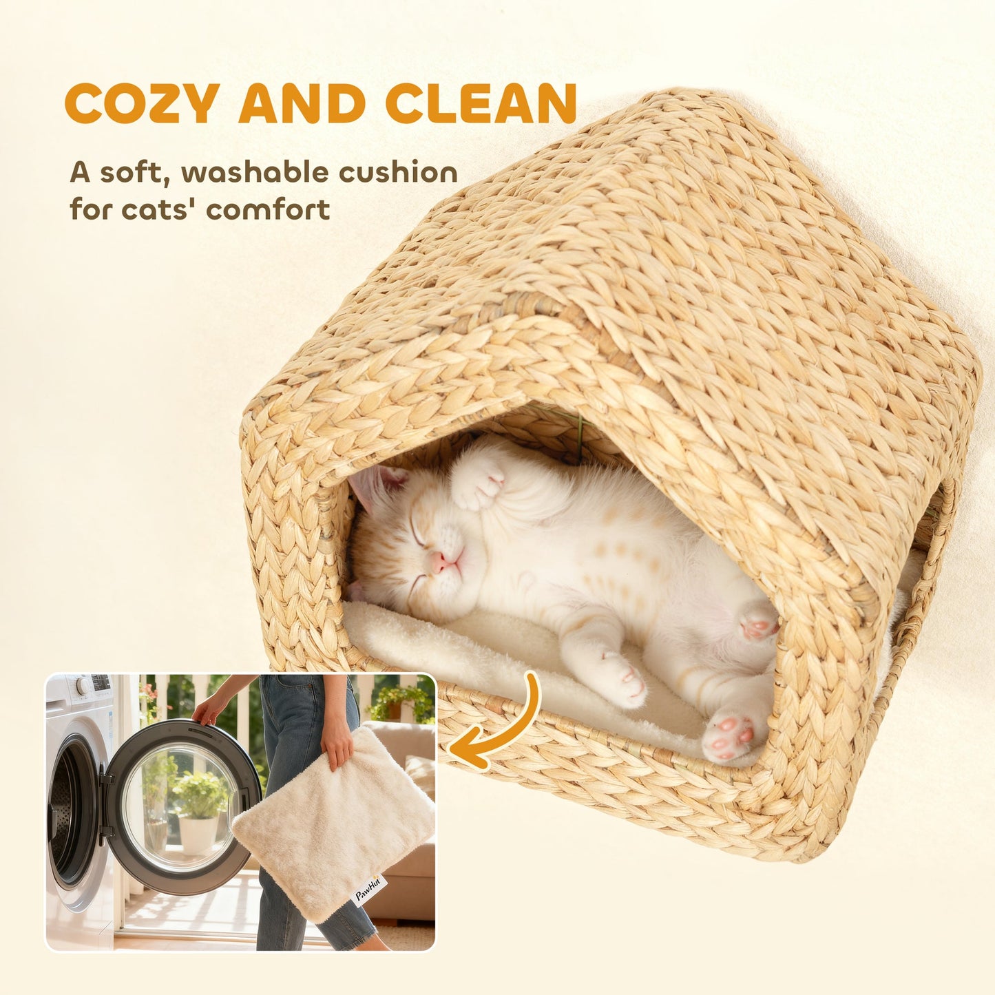 Maison Murale pour Chat – Étagère Design & Espace de Repos