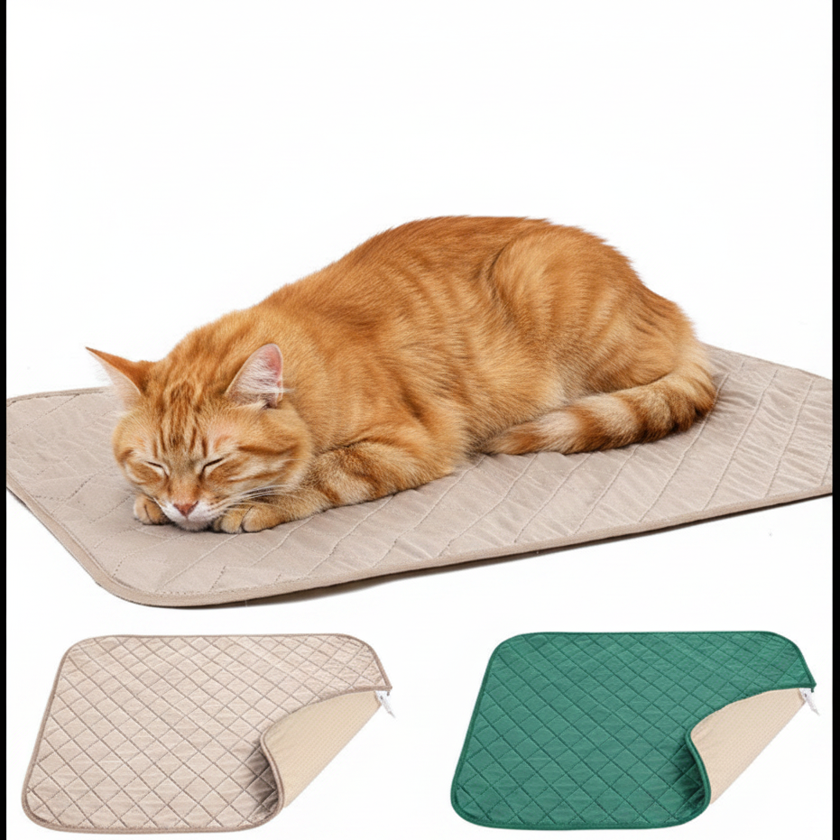 Tapis en Fibre de Bambou pour Chat