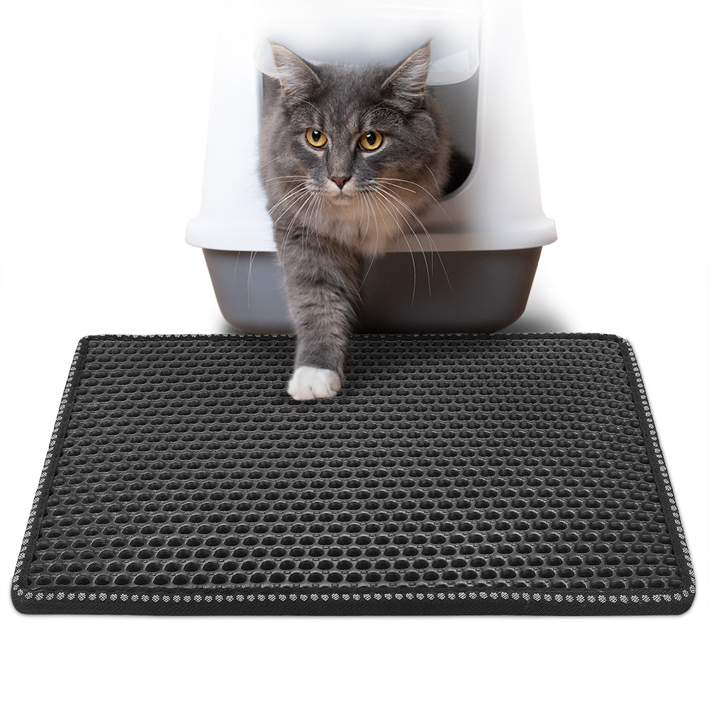 Tapis de Litière Double Couche – Piège à Litière pour Chat
